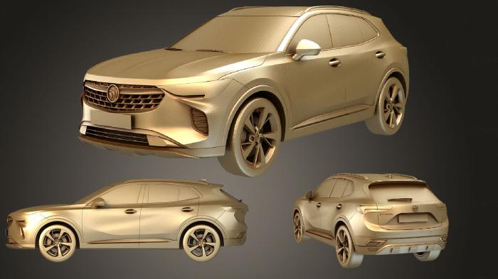 نموذج ثلاثي الأبعاد لآلة CNC السيارات والنقل بويك فيجن 2021